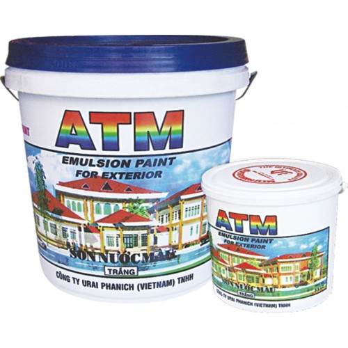 SƠN NƯỚC MÀU ACRYLIC " ATM " DÙNG CHO NGOẠI THẤT SƠN NƯỚC MÀU ACRYLIC " ATM " DÙNG CHO NGOẠI THẤT